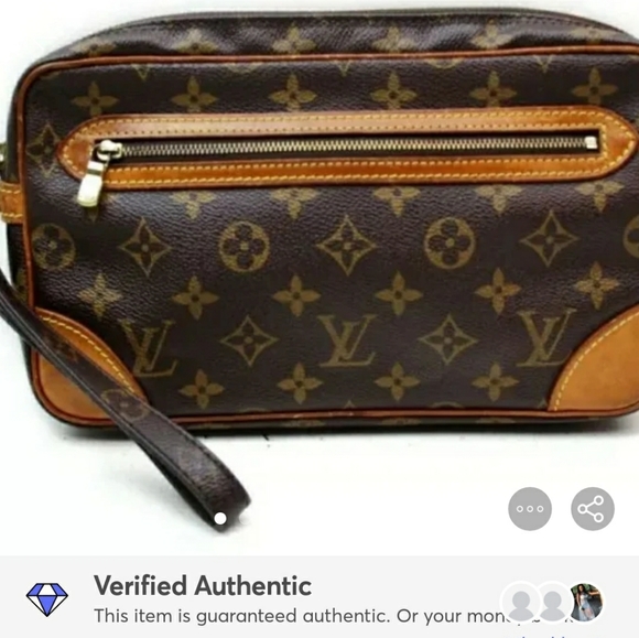 Louis Vuitton Clutch Marly Dragonne GM FREE PURSE CHARM. - Picture 1 of 16